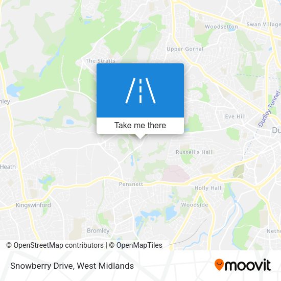 Snowberry Drive map