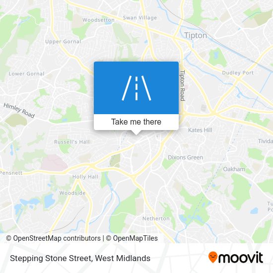 Stepping Stone Street map