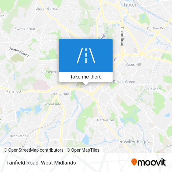 Tanfield Road map