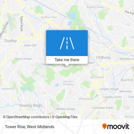 Tower Rise map