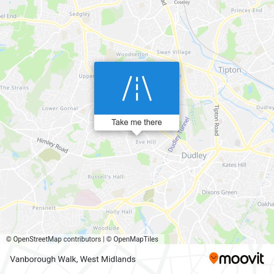 Vanborough Walk map