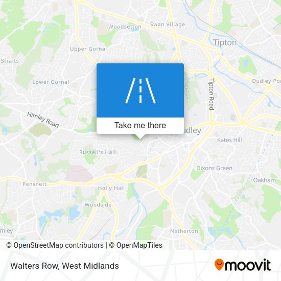 Walters Row map