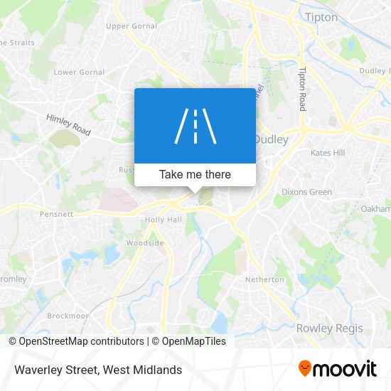 Waverley Street map