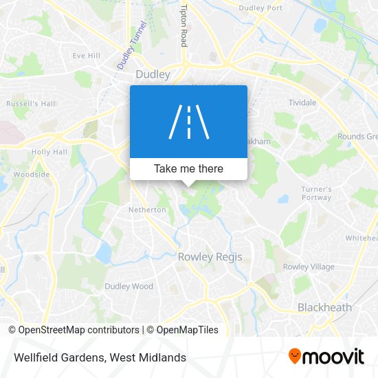Wellfield Gardens map
