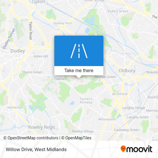 Willow Drive map