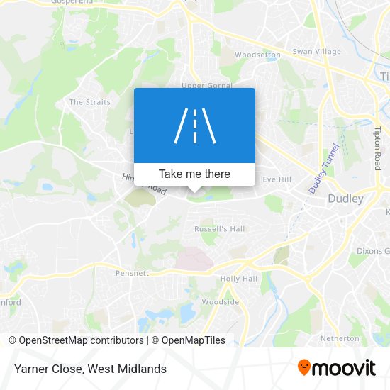 Yarner Close map