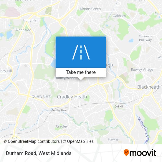 Durham Road map