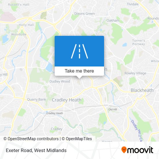 Exeter Road map