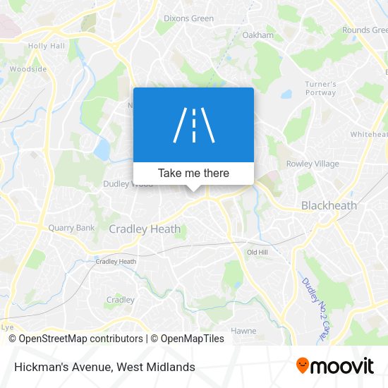 Hickman's Avenue map