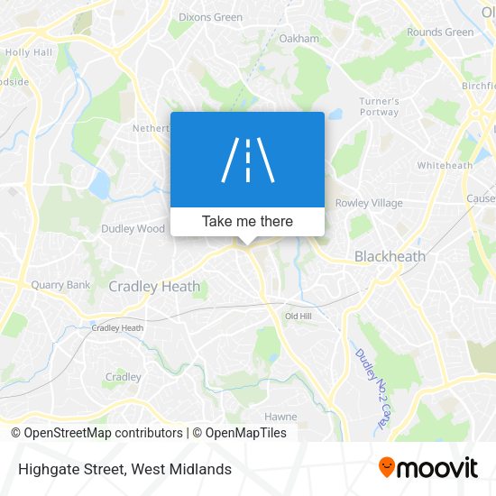 Highgate Street map