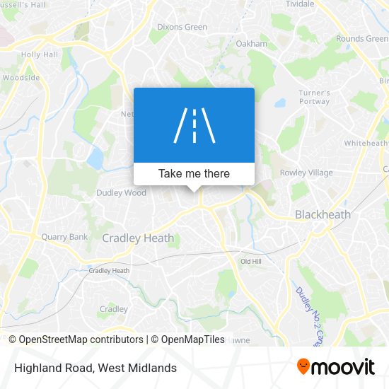 Highland Road map