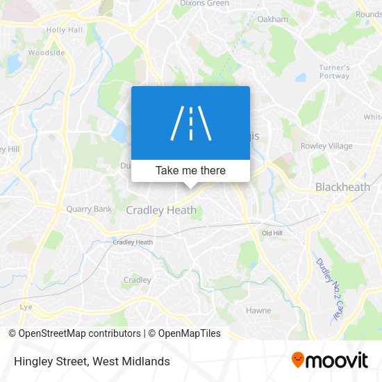 Hingley Street map