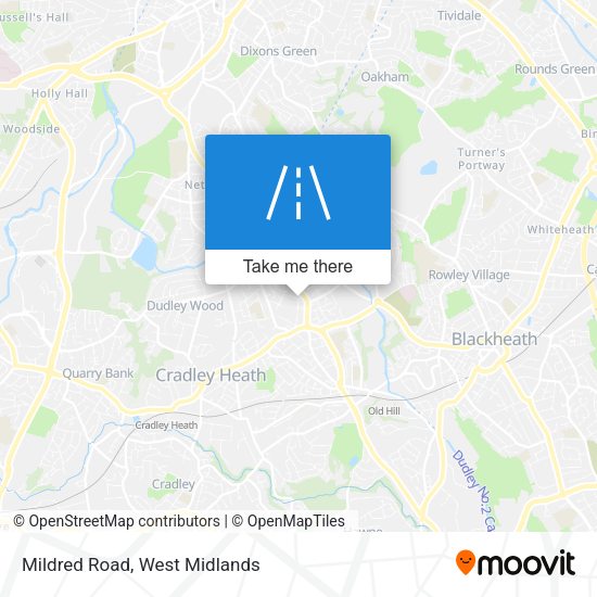 Mildred Road map