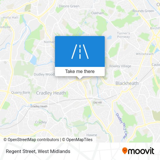 Regent Street map