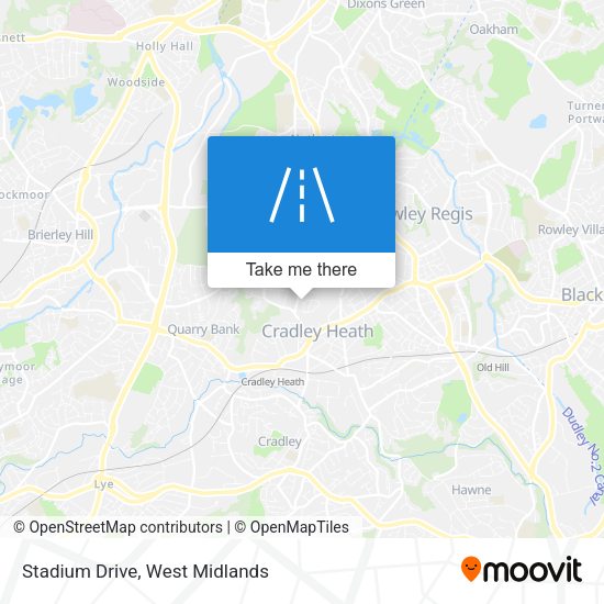 Stadium Drive map