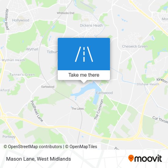 Mason Lane map