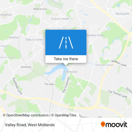 Valley Road map