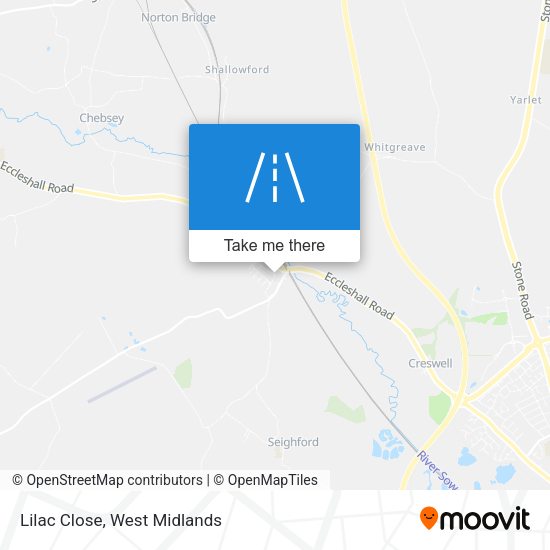 Lilac Close map
