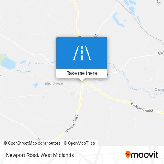 Newport Road map