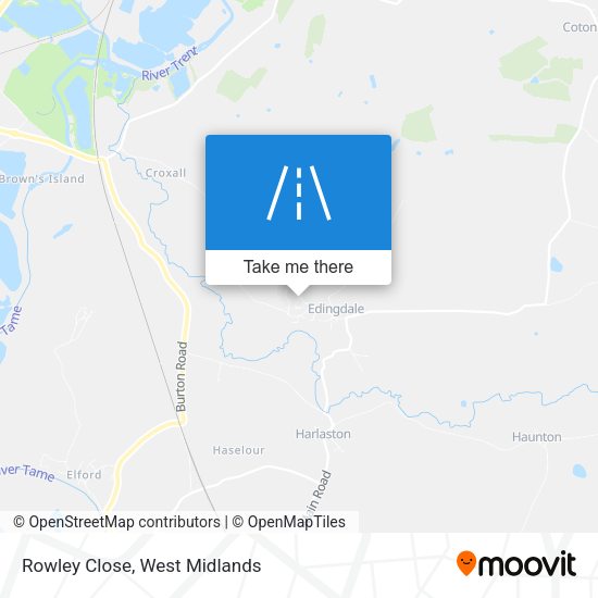 Rowley Close map