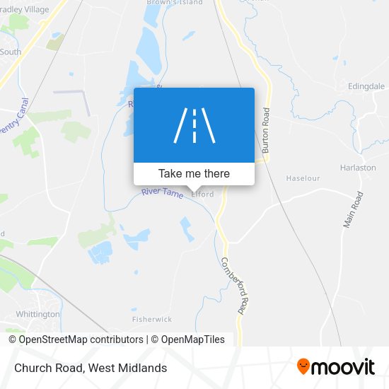 Church Road map