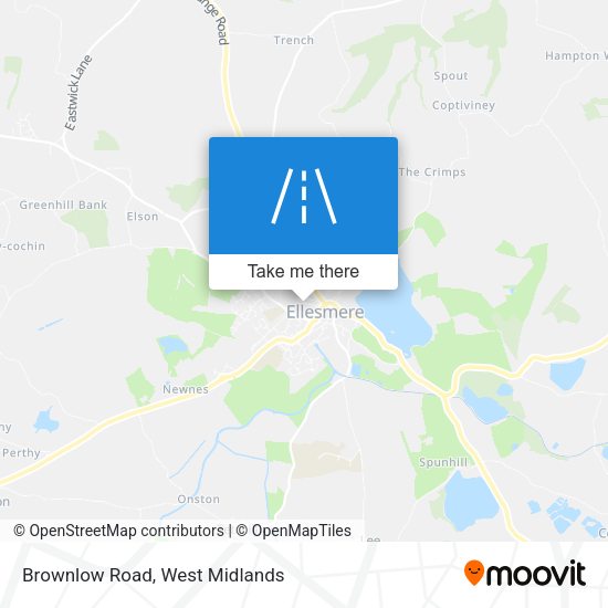 Brownlow Road map