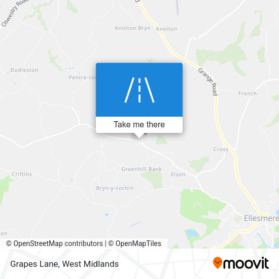 Grapes Lane map