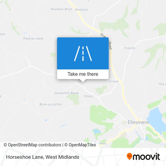 Horseshoe Lane map