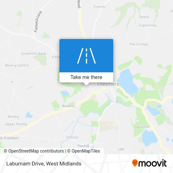 Laburnam Drive map