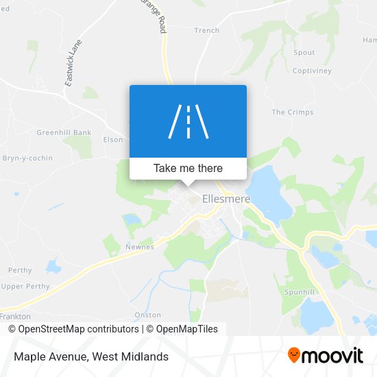 Maple Avenue map