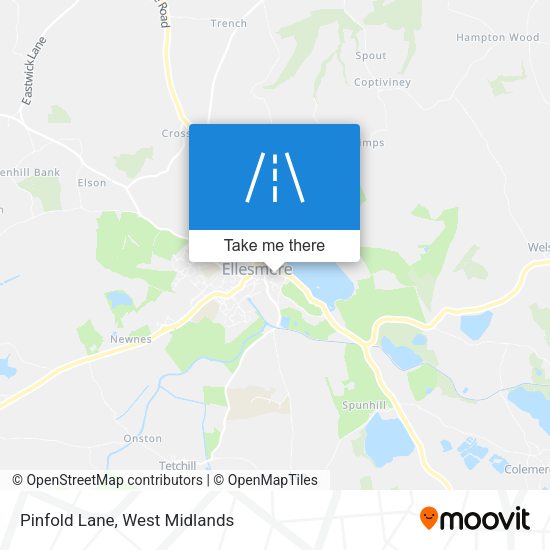 Pinfold Lane map
