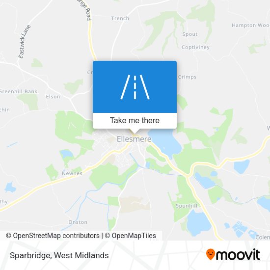 Sparbridge map