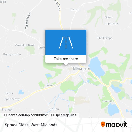 Spruce Close map
