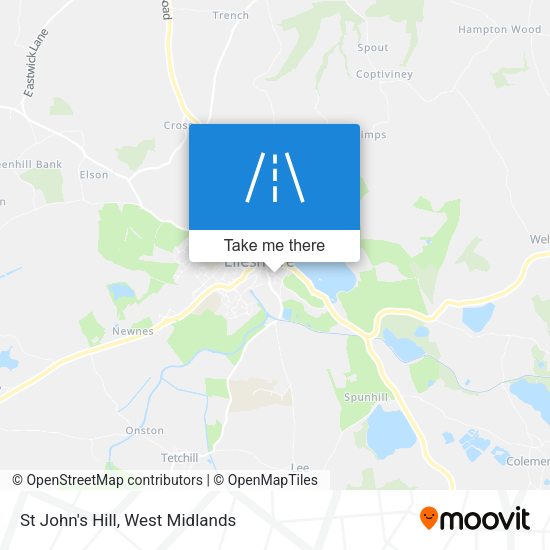 St John's Hill map