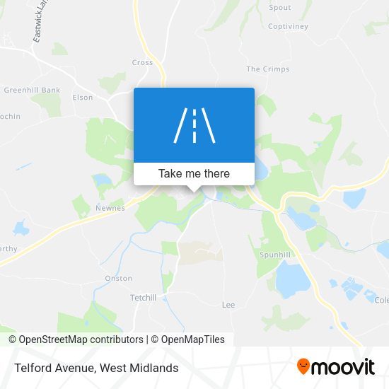 Telford Avenue map