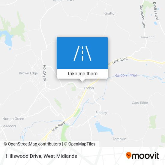 Hillswood Drive map