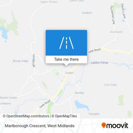 Marlborough Crescent map