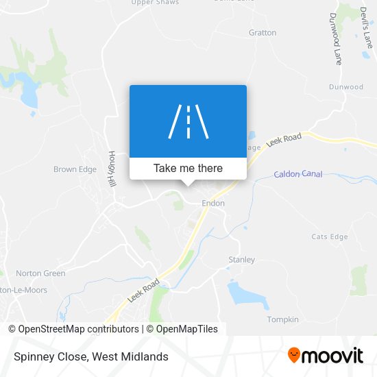 Spinney Close map