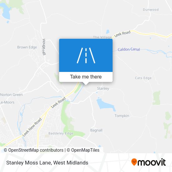 Stanley Moss Lane map