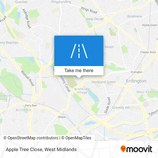 Apple Tree Close map