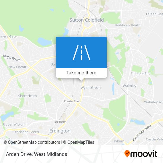 Arden Drive map