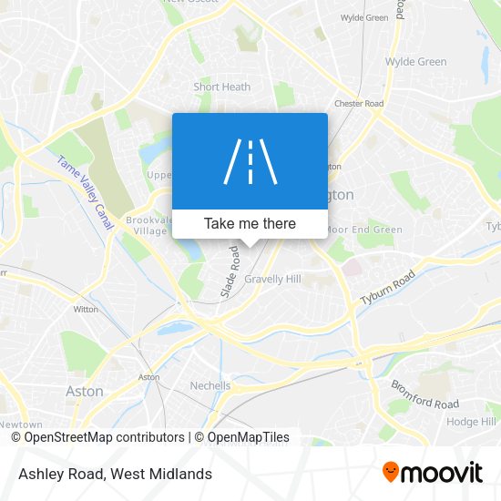 Ashley Road map