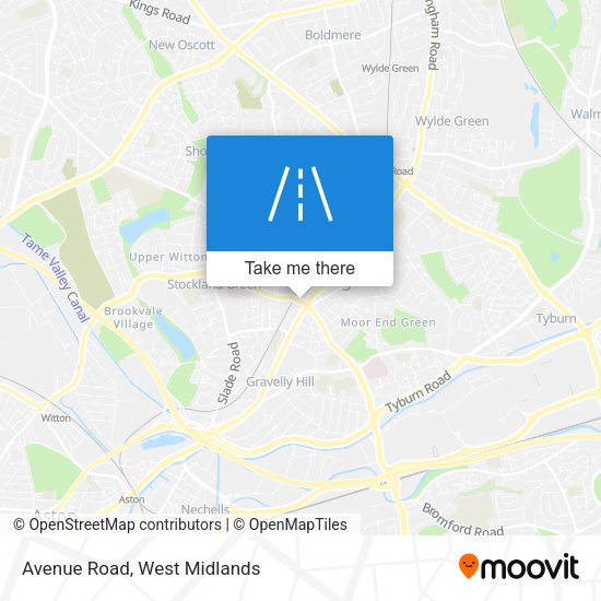 Avenue Road map