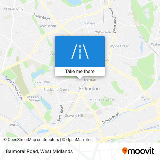 Balmoral Road map
