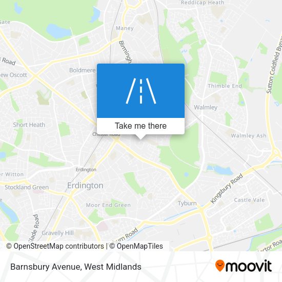 Barnsbury Avenue map