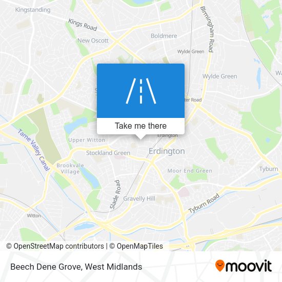 Beech Dene Grove map