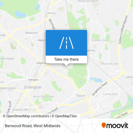 Berwood Road map