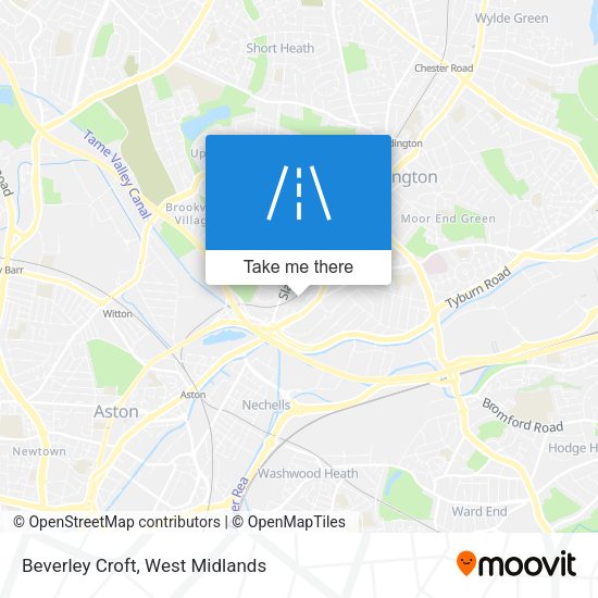 Beverley Croft map
