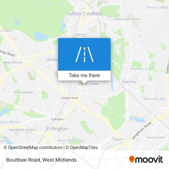 Boultbee Road map