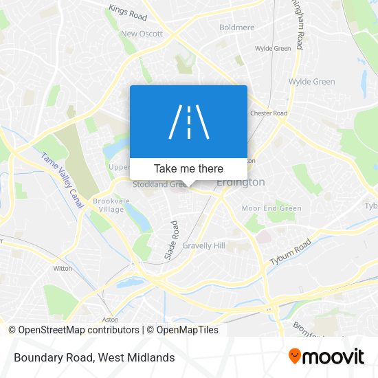 Boundary Road map